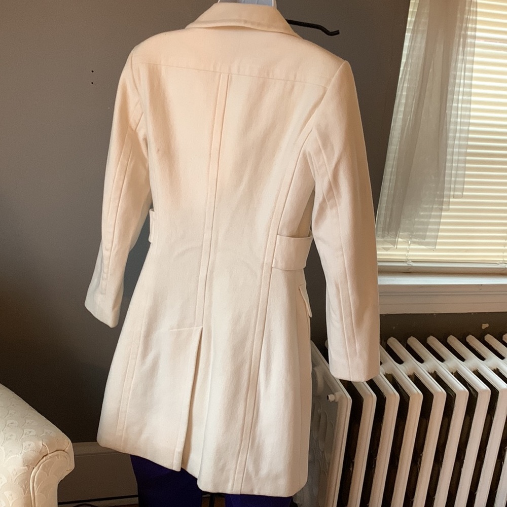 Moda International Winter White Pea Coat Gem